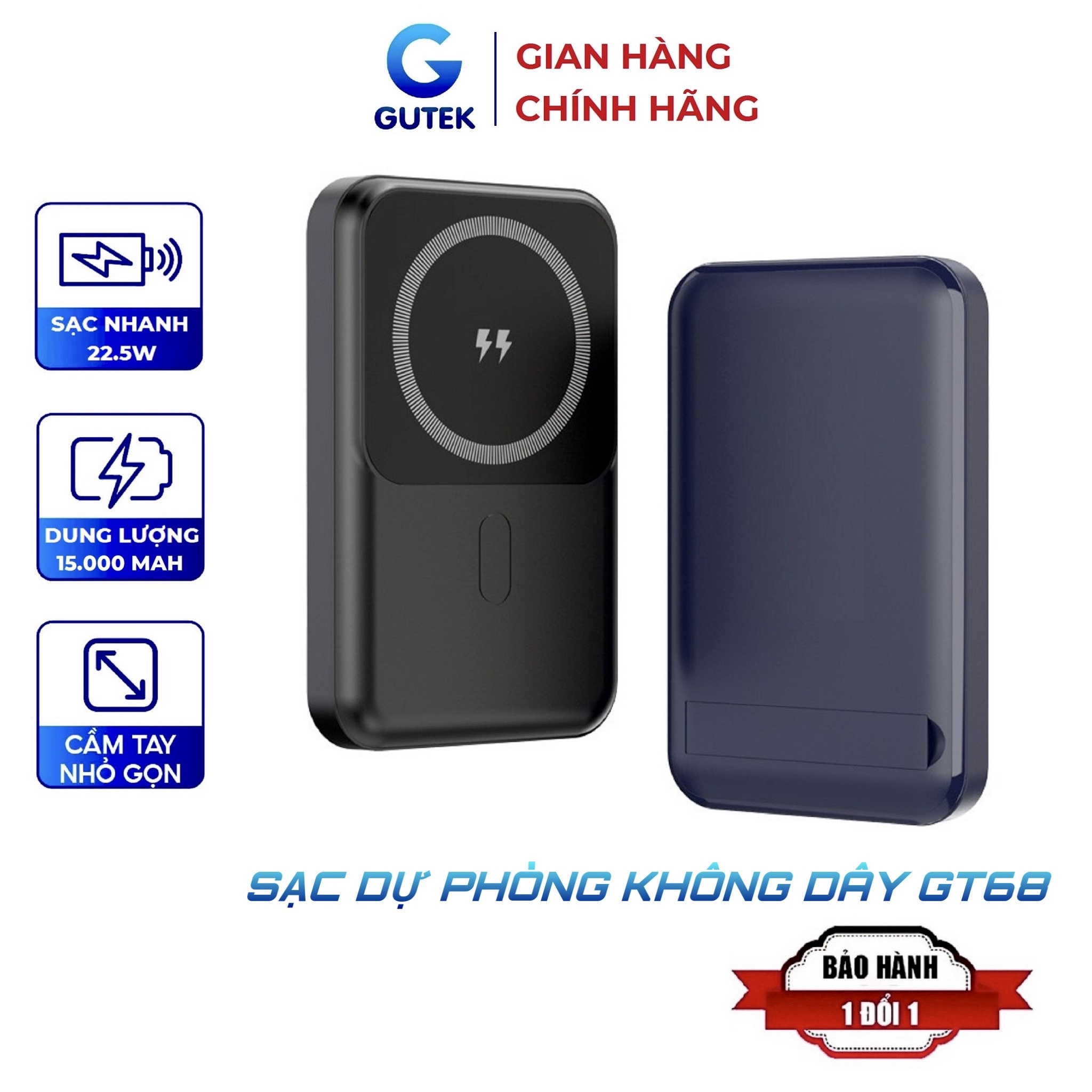 Sạc dự phòng không dây sạc nhanh 22