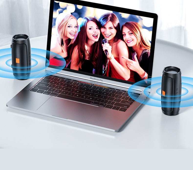 Loa Bluetooth Không Dây AUDIO MALL Charge 3 Mini Vỏ Nhôm Nghe Nhạc Hay, Âm Thanh Chất Lượng, Hỗ Trợ Cắm Thẻ Nhớ Tf, Usb - Hàng Chính Hãng