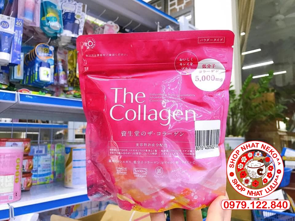 the collagen Shiseido Nhật bản dạng bột date mới