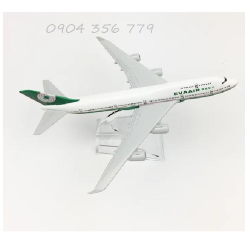 Mô hình máy bay tĩnh B747 Eva Air 16cm