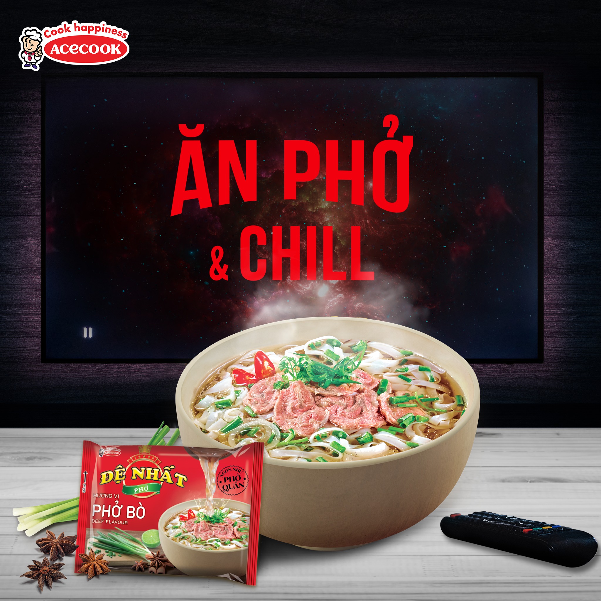 Phở Bò Tái Lăn Đệ Nhất gói 68g