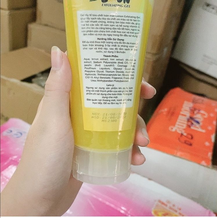 Tẩy tế bào chết toàn thân Lemon Chanh