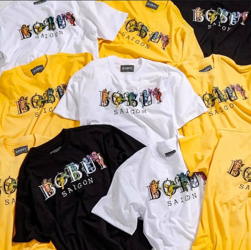 [YoloBoutique] ÁO THUN BOBUI UNISEX (ĐEN, VÀNG)