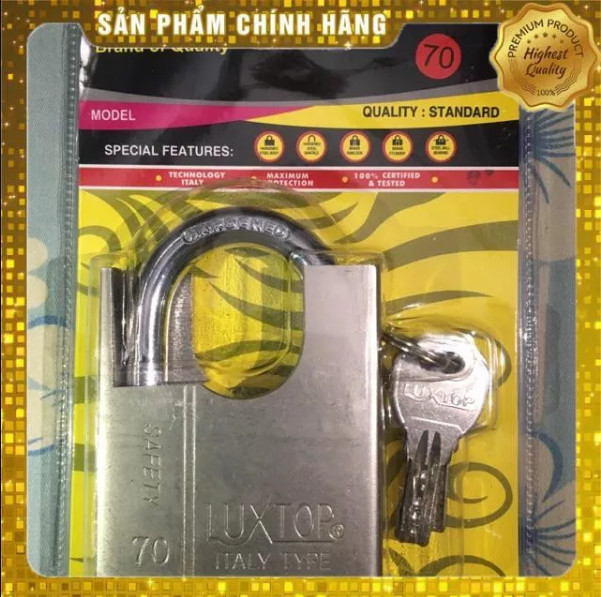Ổ KHÓA CHỐNG CẮT LUXTOP 70MM