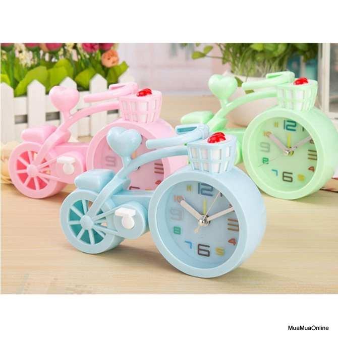 Đồng Hồ Báo Thức Hình Xe Đạp