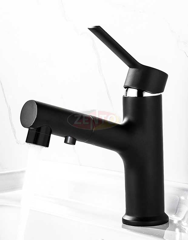 Vòi lavabo nóng lạnh Pulldown Spray ZT2130-B