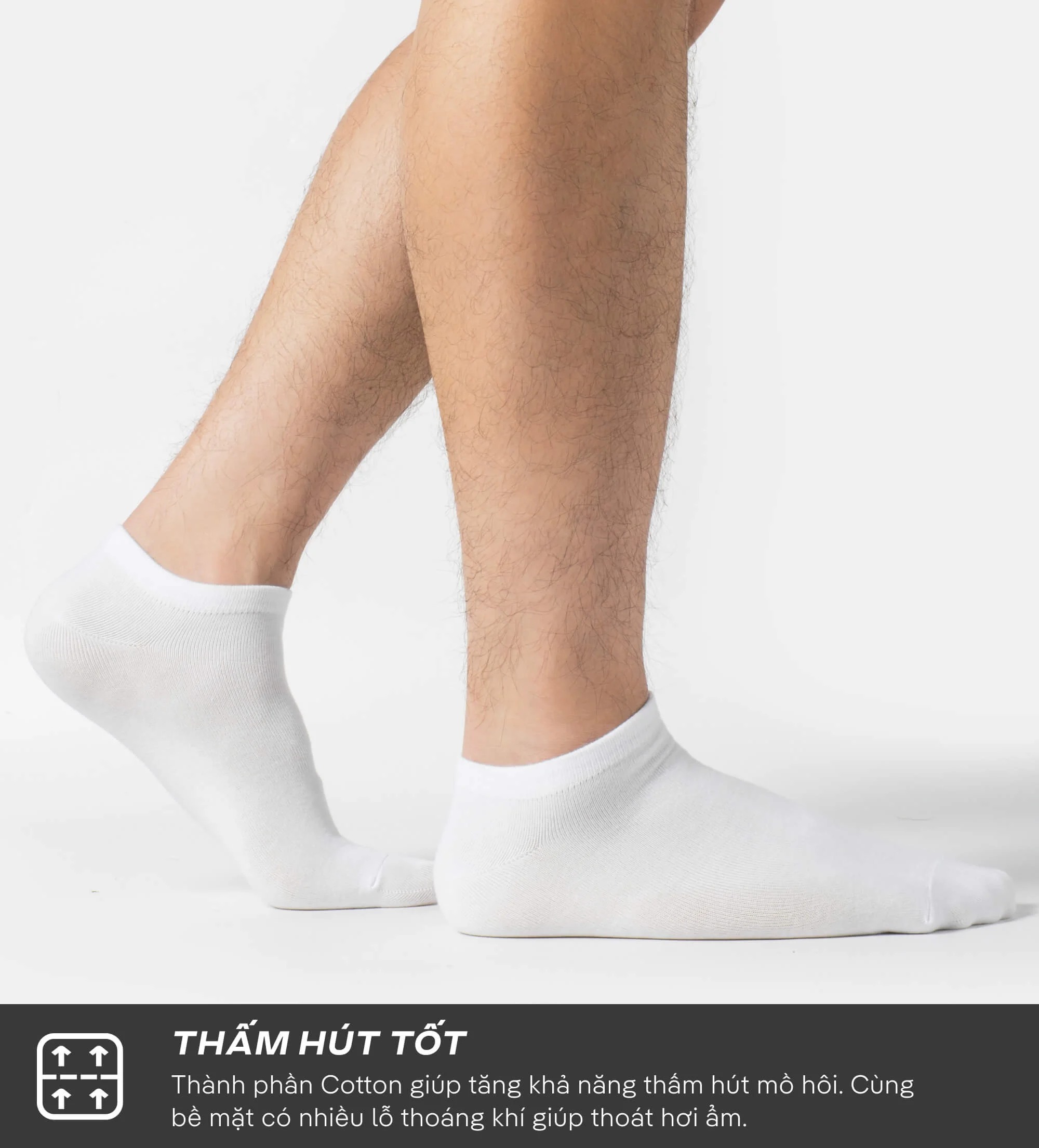 Combo 10 Đôi tất Coolmate Basics - Coolmate [Không đổi trả]