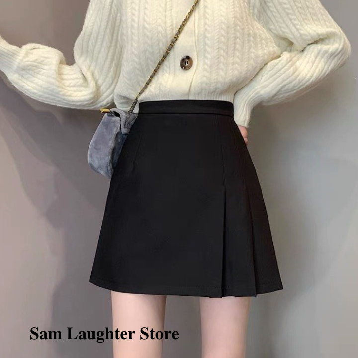 Chân váy xếp ly, chân váy nữ hàn quốc V906 Sam Laughter Store