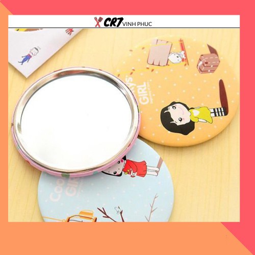 GƯƠNG CẦM TAY MINI PHONG CÁCH HÀN QUỐC