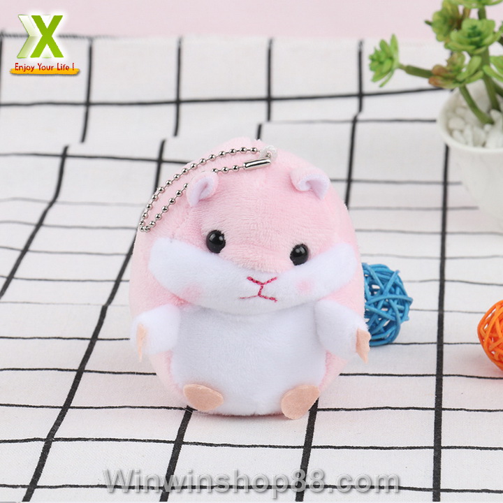 [HOÀN TIỀN MAX 6%][HCM]Móc khóa gấu bông Hamster 9cm dễ thương