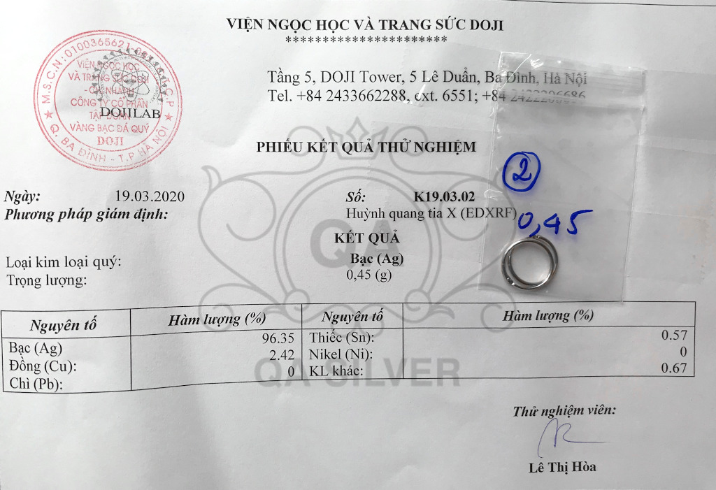 Khuyên tai bạc 925 tròn bông tai nam nữ khoen vòng trơn có chốt lẫy S925 BASIC QA SILVER Earrings EA170401