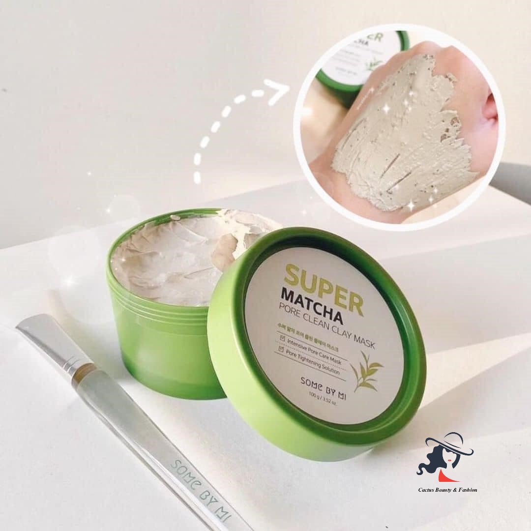 ( Mẫu chiết dùng thử ) Mặt nạ đất sét Some By Mi Super Matcha Pore Clean Clay Mask