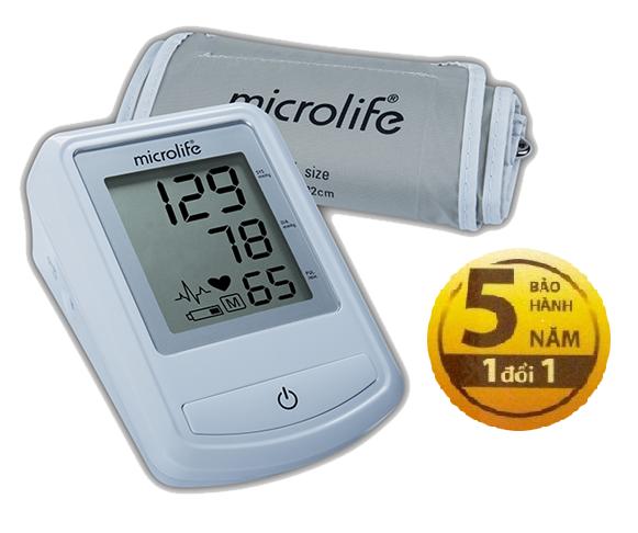 Máy đo huyết áp bắp tay Microlife  3NZ1-1P (Trắng)