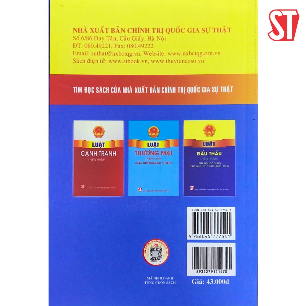 [Sách] Luật Phá Sản (Hiện Hành)