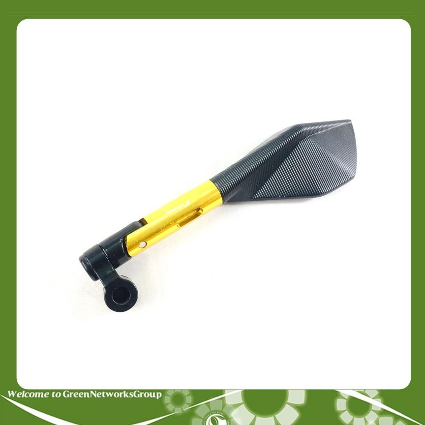 Gương xe máy 5 cạnh Rizoma bên trái Greennetworks (Vàng)