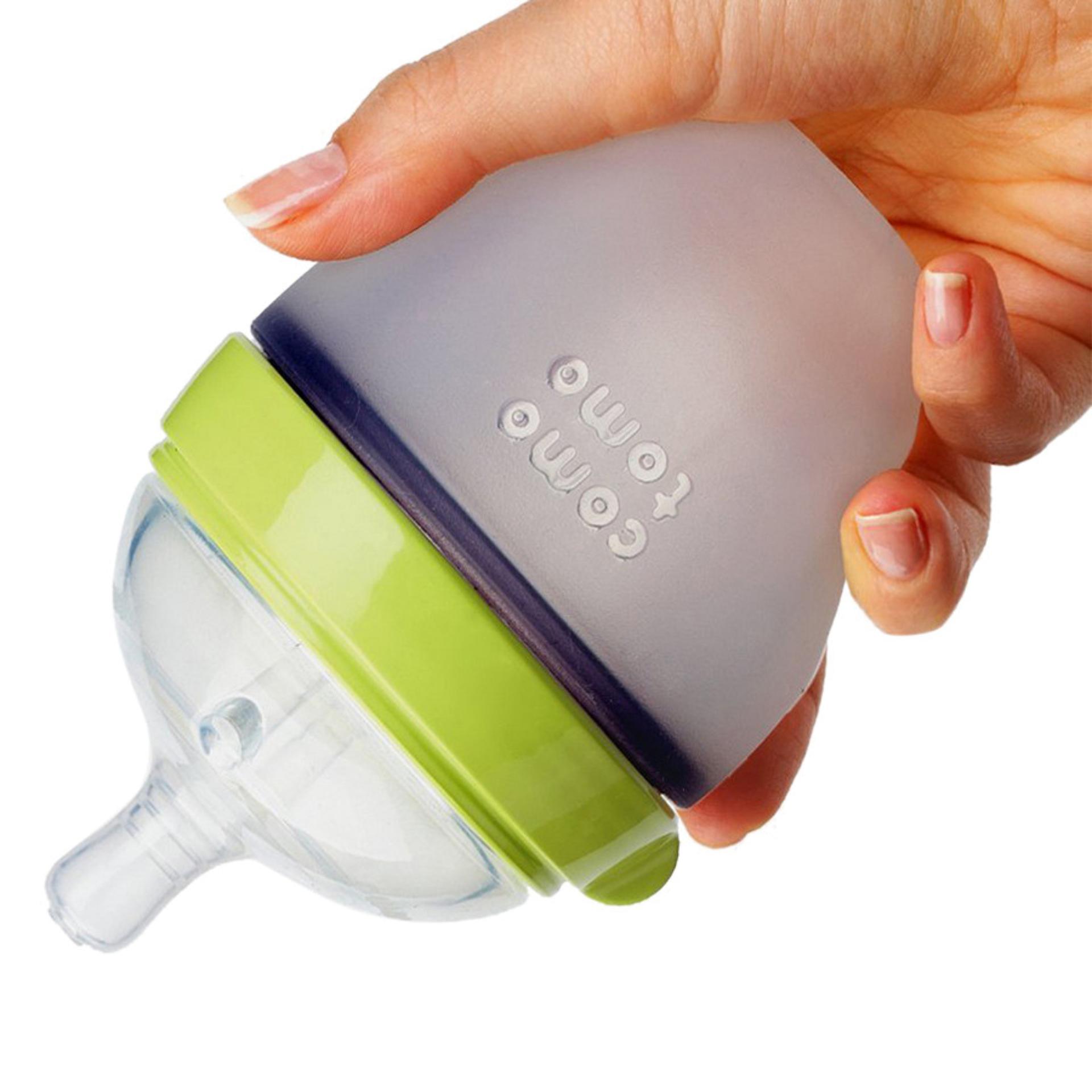 Bình sữa COMOTOMO 150ml Xanh (Hãng phân phối chính thức)