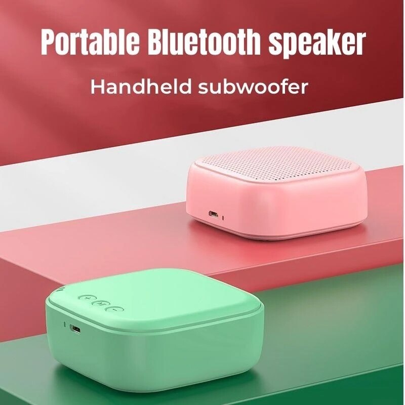 M1 Mini Wireless Speaker Bluetooth Compatible Speaker Surround Sound Mini Portable Wireless Loudspeaker Subwoofer Portable