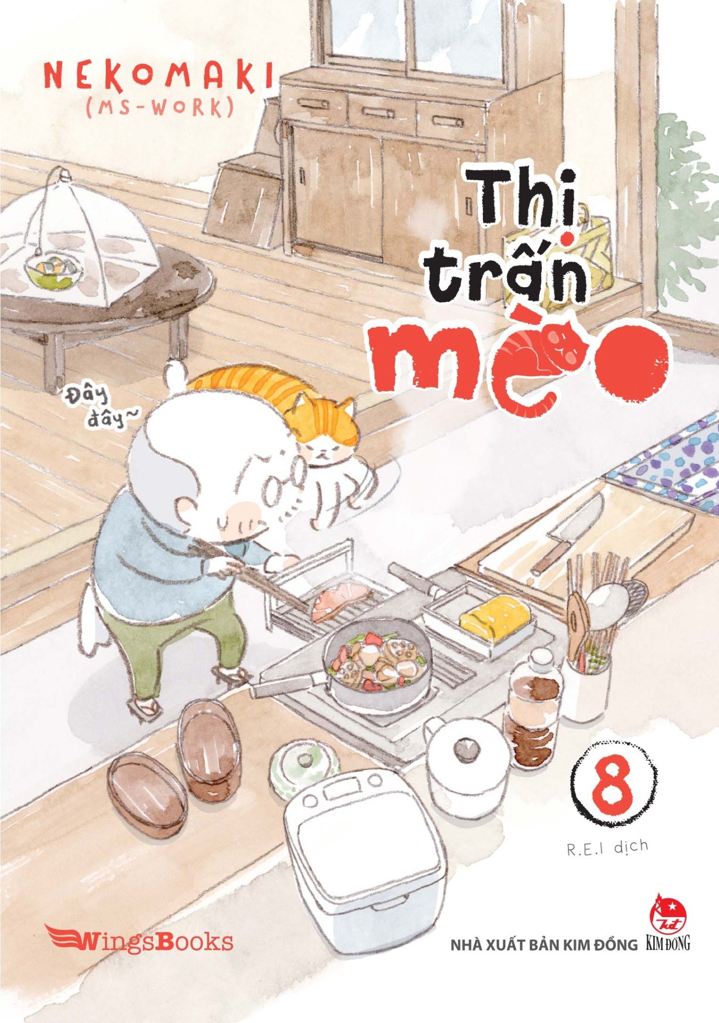 Sách - thị trấn mèo - tập 8- nxb kim đồng