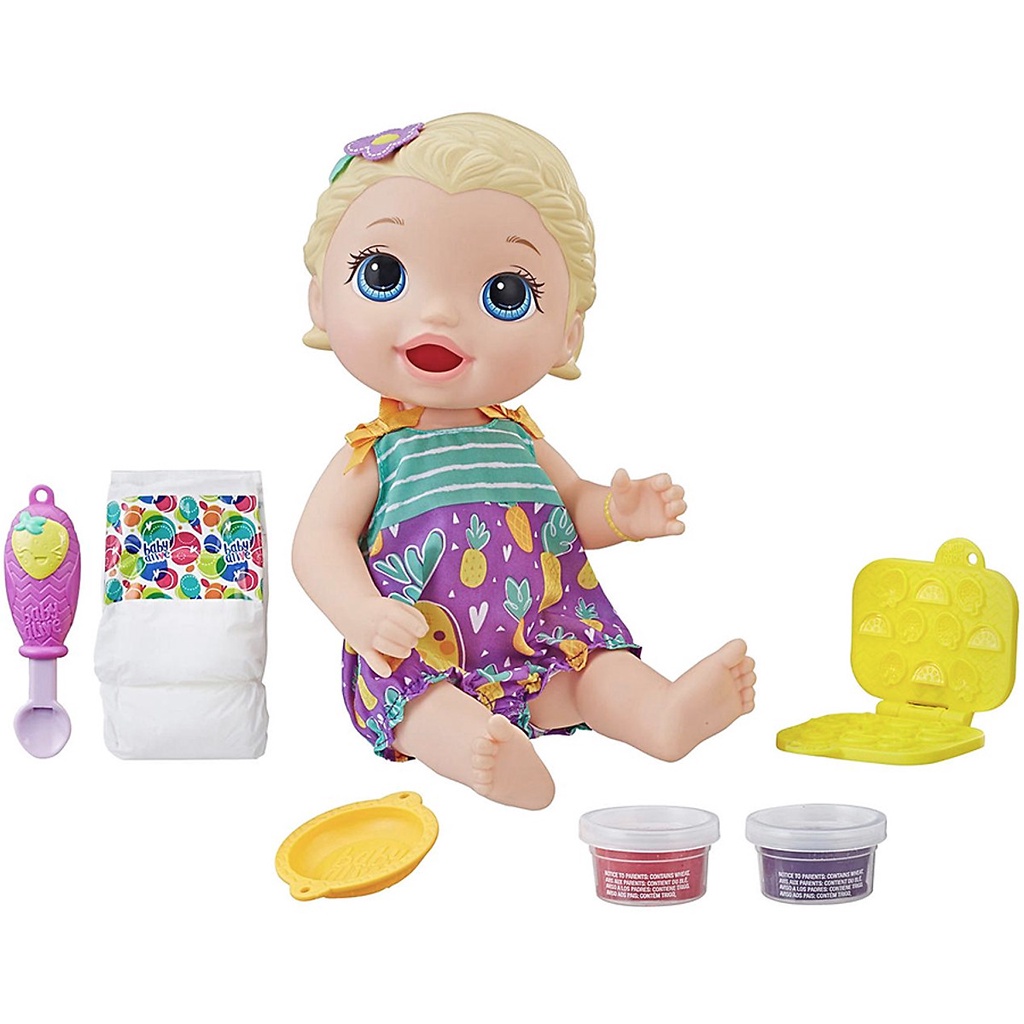 Búp bê Baby Alive Hasbro (Mỹ) - bé Lily biết ăn dặm E5841