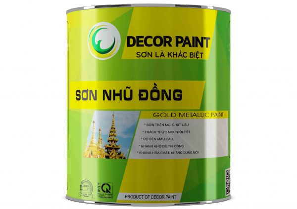 Sơn nhũ đồng vàng 19 Decor paint 1 thành phần