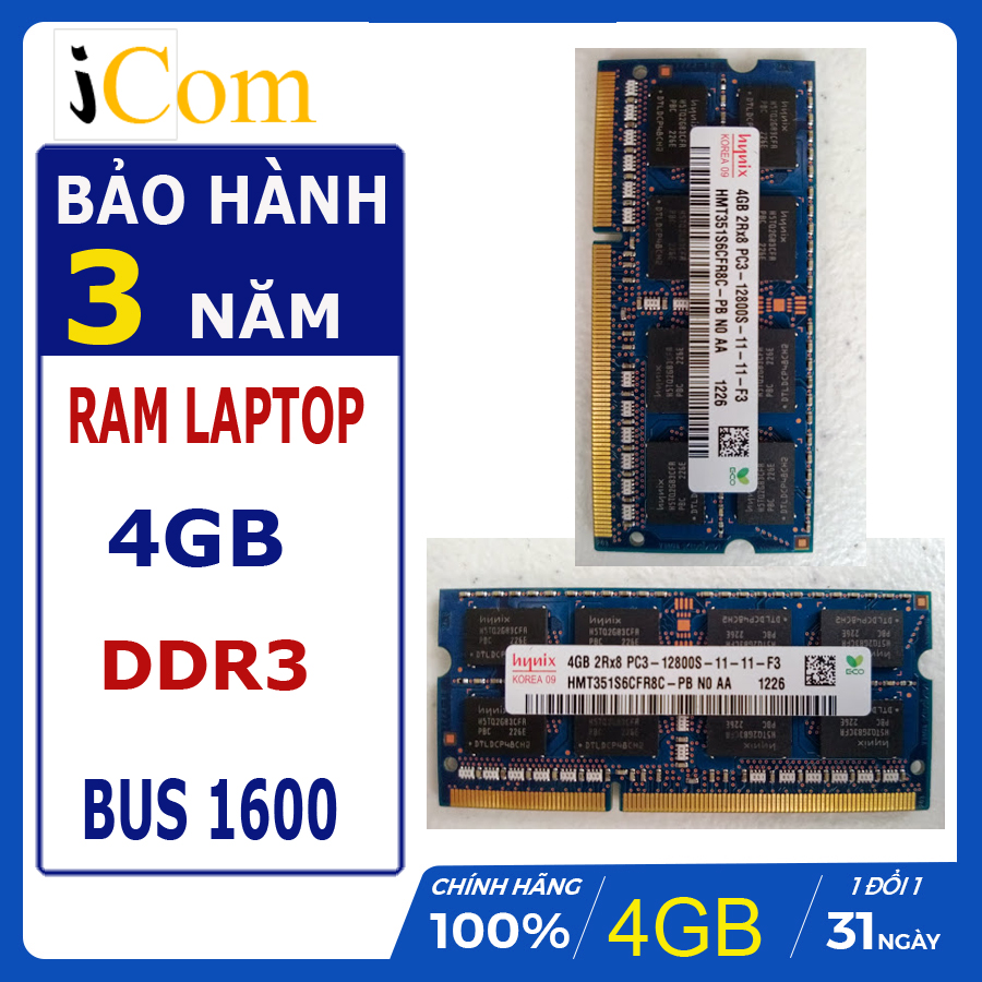 RAM Laptop ddr3 4GB BUS 1600