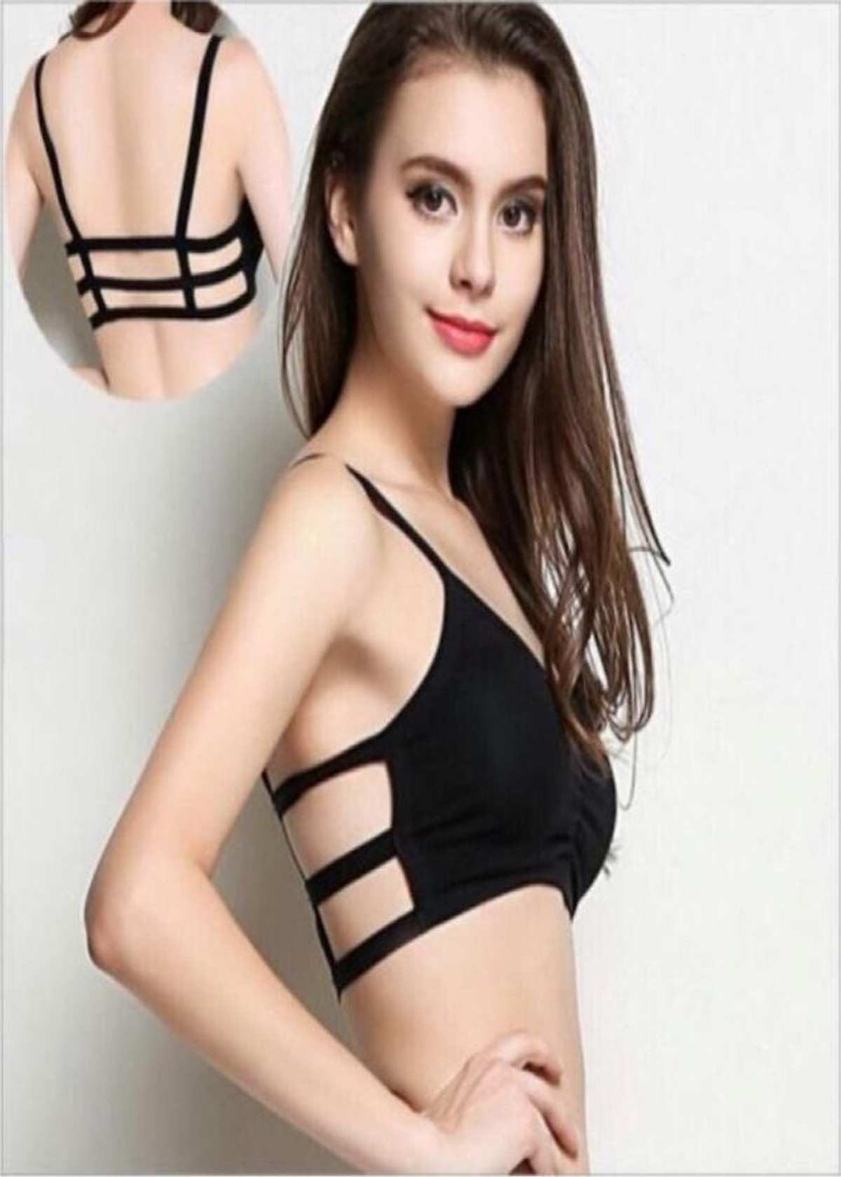 COMBO GỒM 3 ÁO BRA 3 DÂY COTTON SIÊU MỊN (GỒM ĐỦ 3 MÀU: TRẮNG, DA, ĐEN)