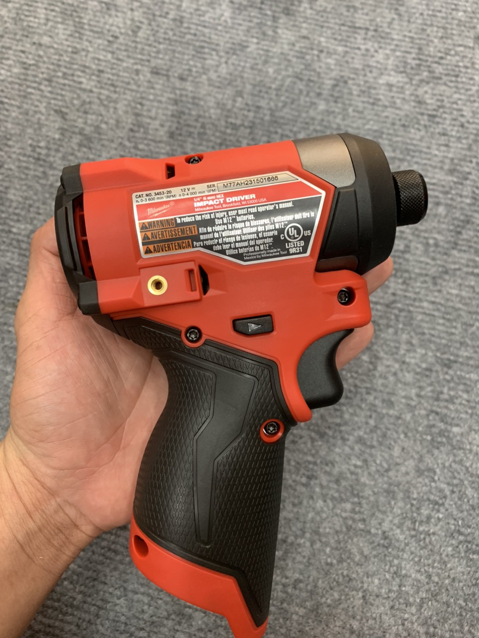 Máy vặn vít dùng pin 12V Milwaukee M12 3453
