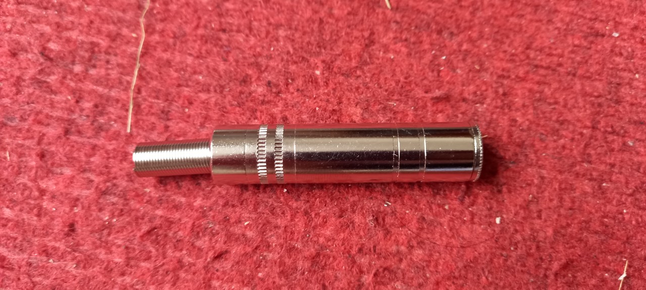 Jack 6 ly 6.5mm cái tự hàn  Stereo/mono