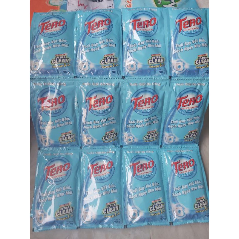 Nước giặt Tero 40g (sạch gấp 3 lần) , bảo vệ da tay