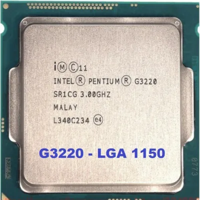 CPU Intel Pentium G3220 (3M Bộ nhớ đệm 3.00 GHz) Socket 1150 hỗ trợ dòng Main H81 B85 Z87 Z97... - BOX kèm FAN