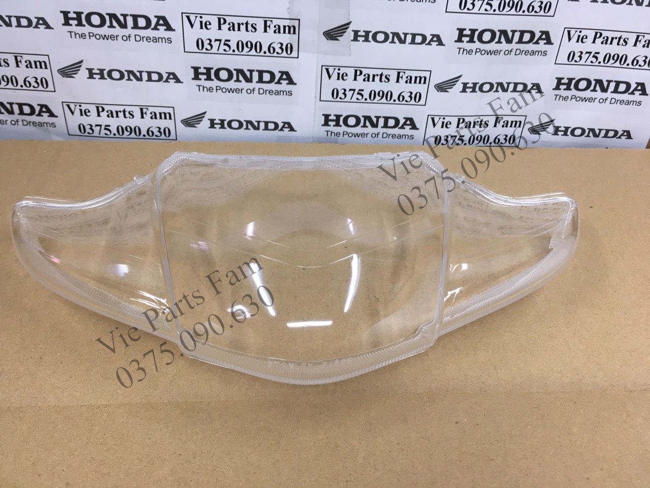 Mica/ mặt kính đèn pha Wave S110, RSX 110, RS 110 đời xe 2009-2010-2011 (Hàng tốt)