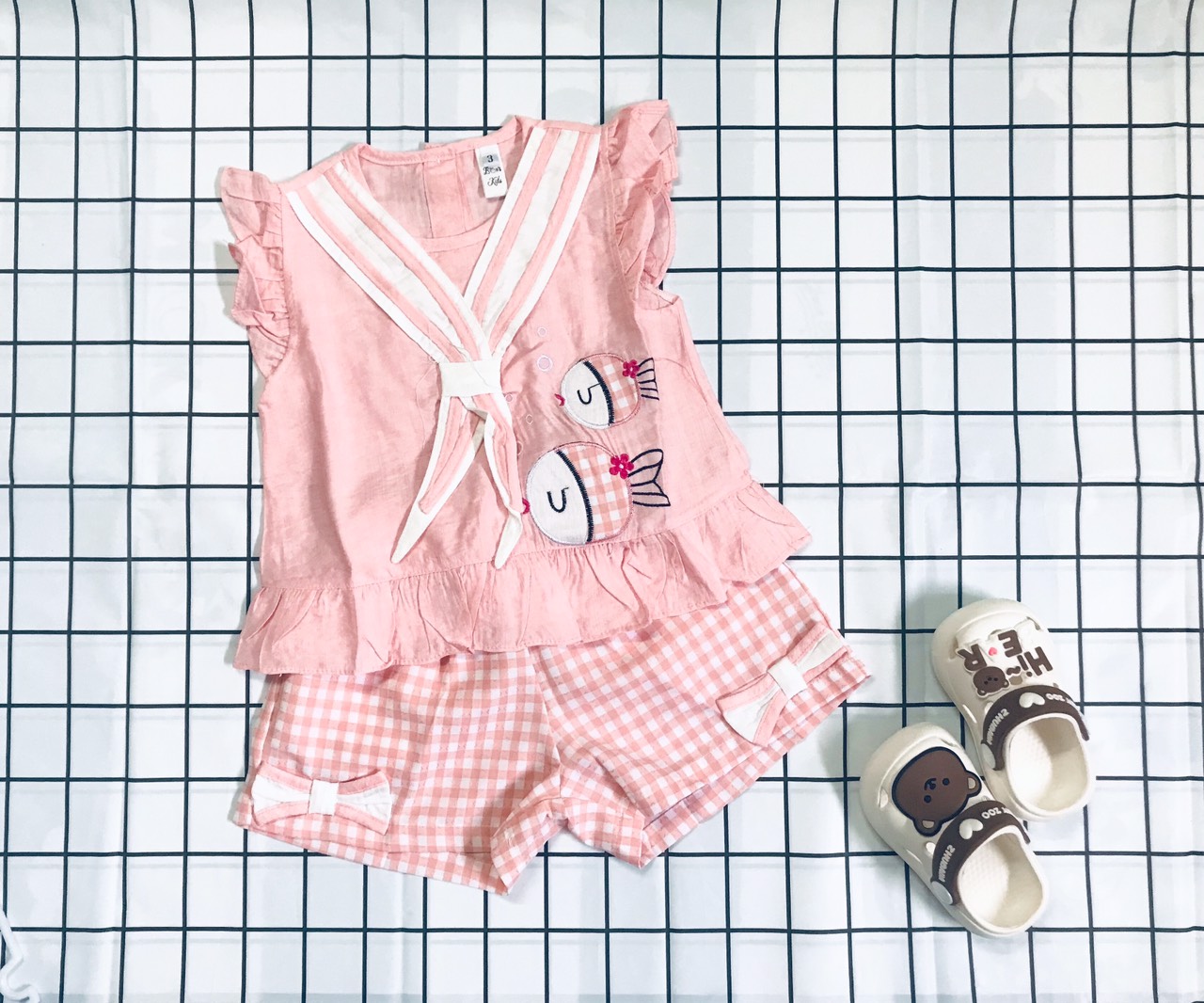 Set bộ nơ kiểu dễ thương cho bé gái