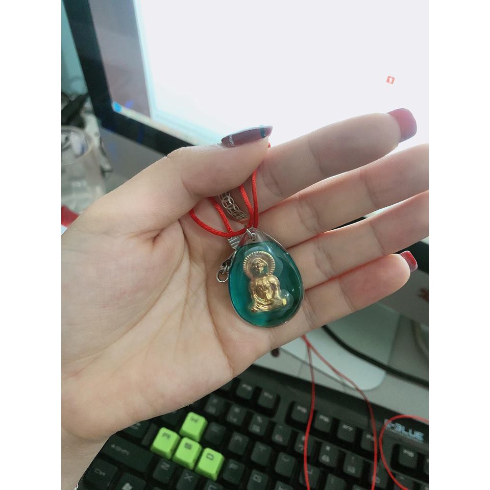 Dây chuyền chỉ đỏ tượng phật may mắn M197