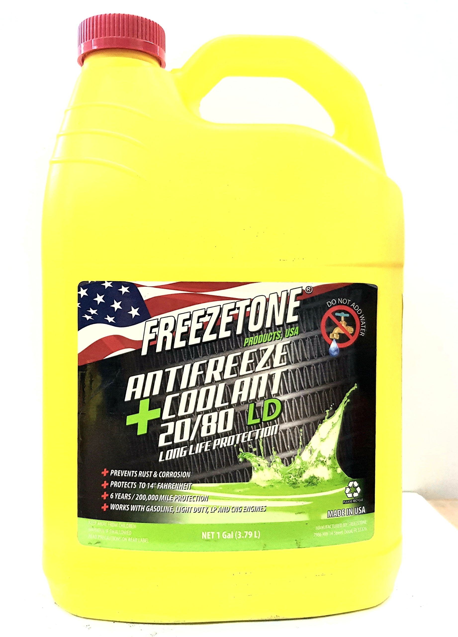 HCMNước làm mát xanh cao cấp Freezetone Antireeze Coolant 20 80 LD 3.79L