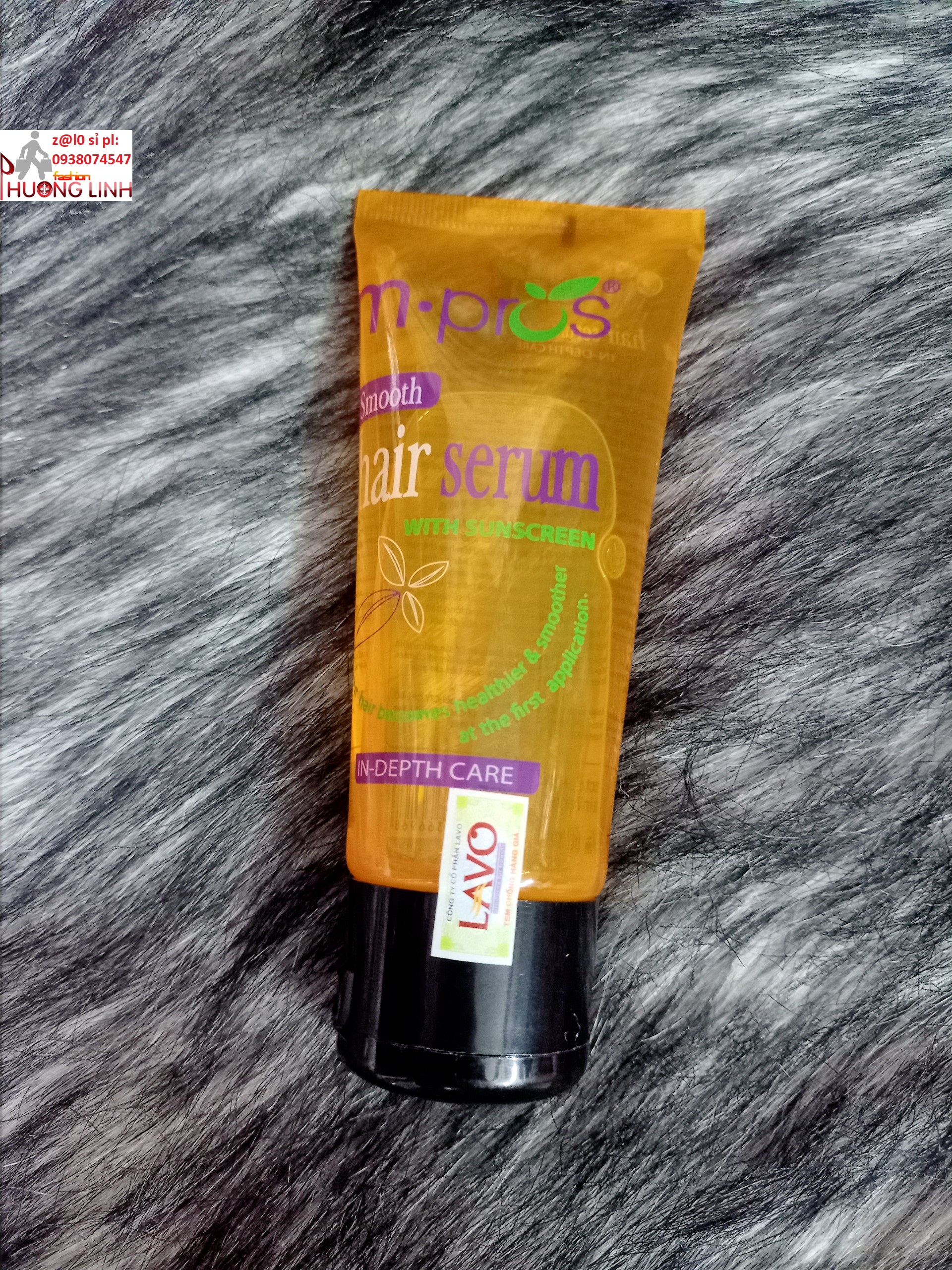 Serum dưỡng bóng tóc m pros 60ml màu cam