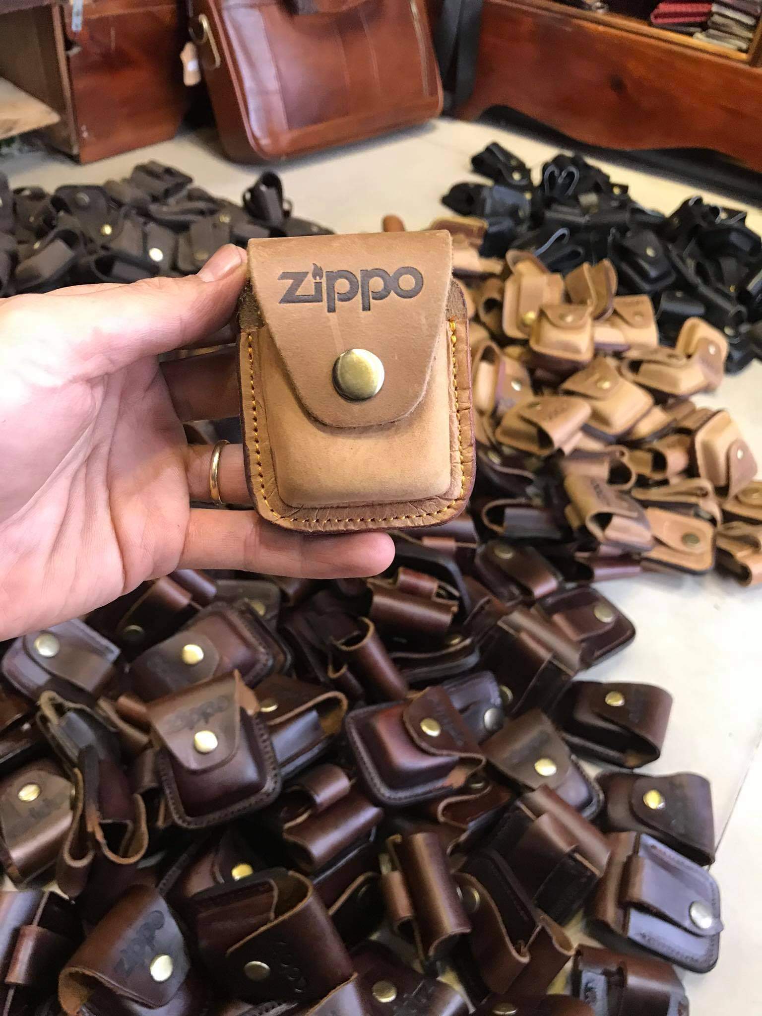 Bao da zippo da bò