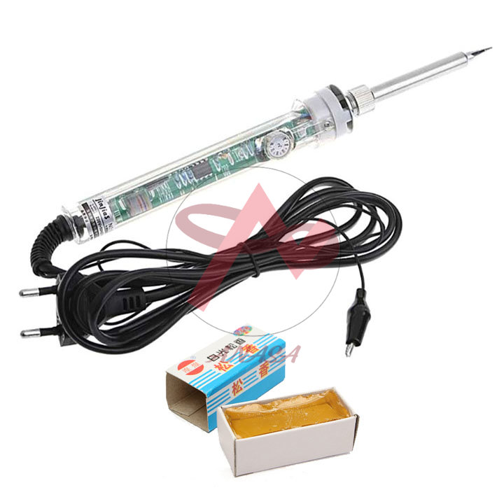 Combo mỏ hàn chì điều chỉnh nhiệt độ 907 60w tặng một nhựa thông