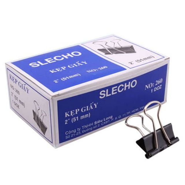 01 hộp kẹp bướm các cỡ 15mm-51mm