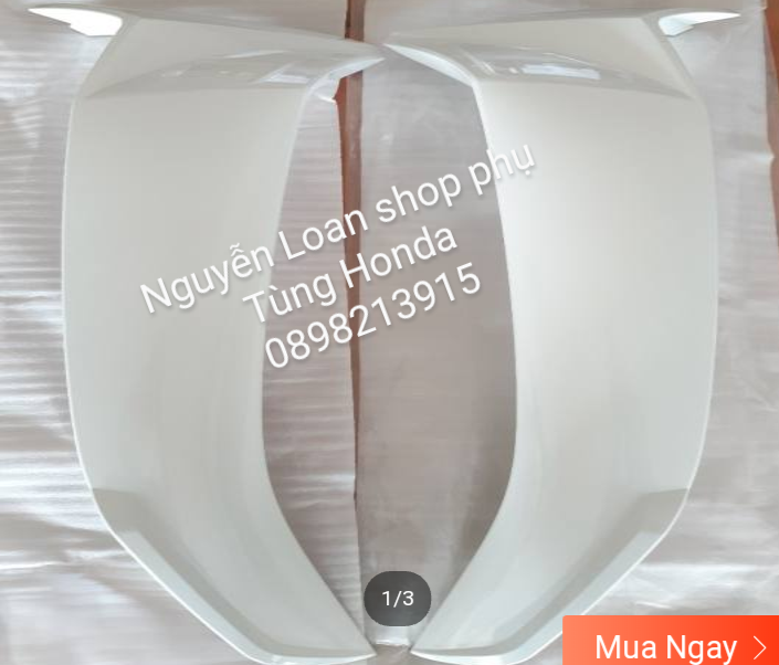 Cánh yếm ngoài Sirius Yamaha - Màu Trắng Cặp 2 bên