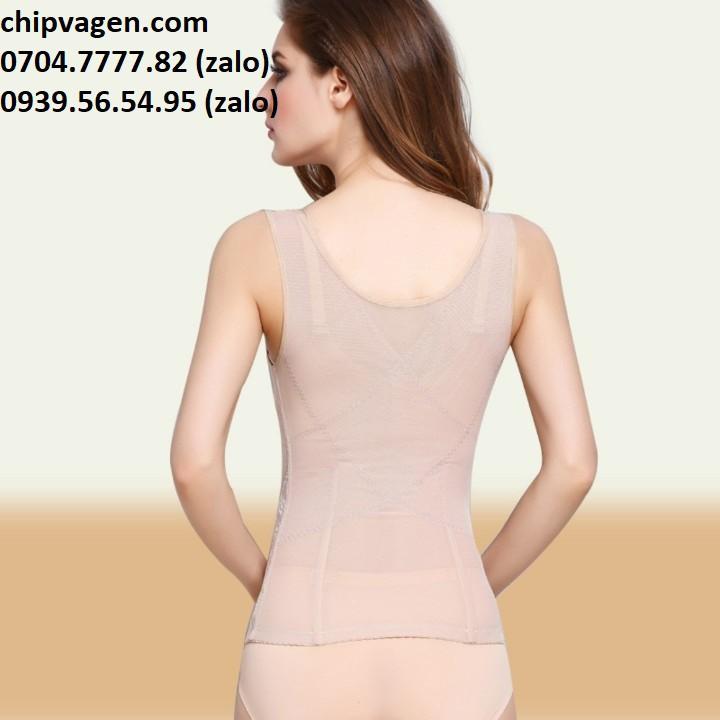 [HCM]Áo Gen Định Hình - Áo Gen Nịt Bụng - XL (55-65kg)Đen