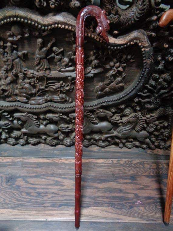 Sticks batoong wood support for the elderly