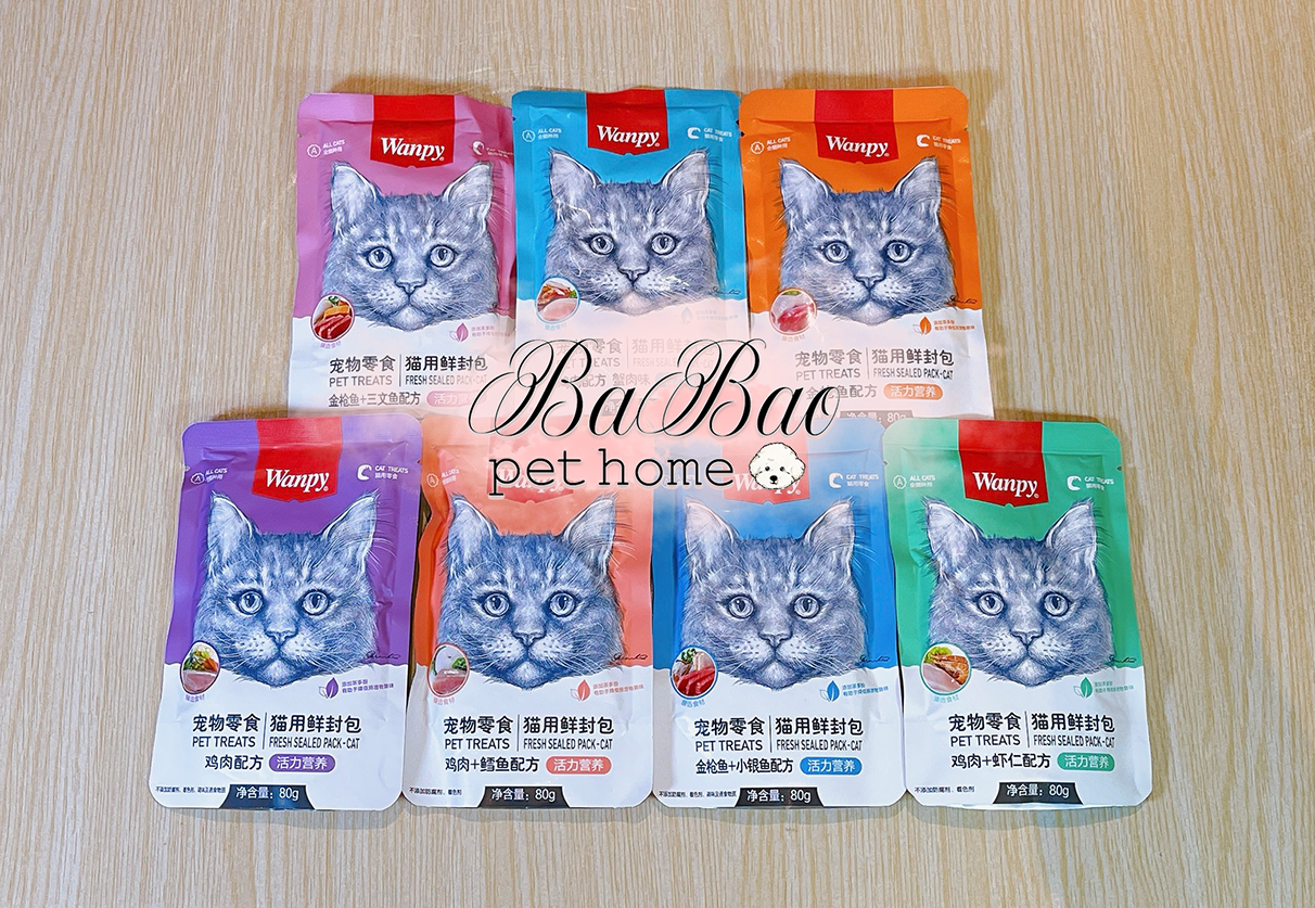 Pate Wanpy dinh dưỡng cho mèo 80g