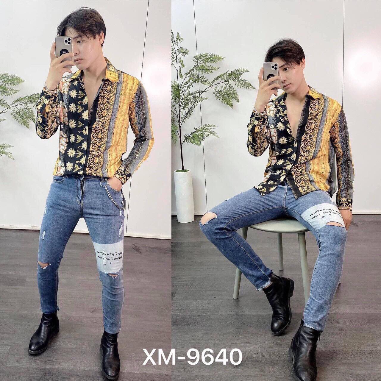Áo Sơ Mi Lụa Nam Siêu Hot