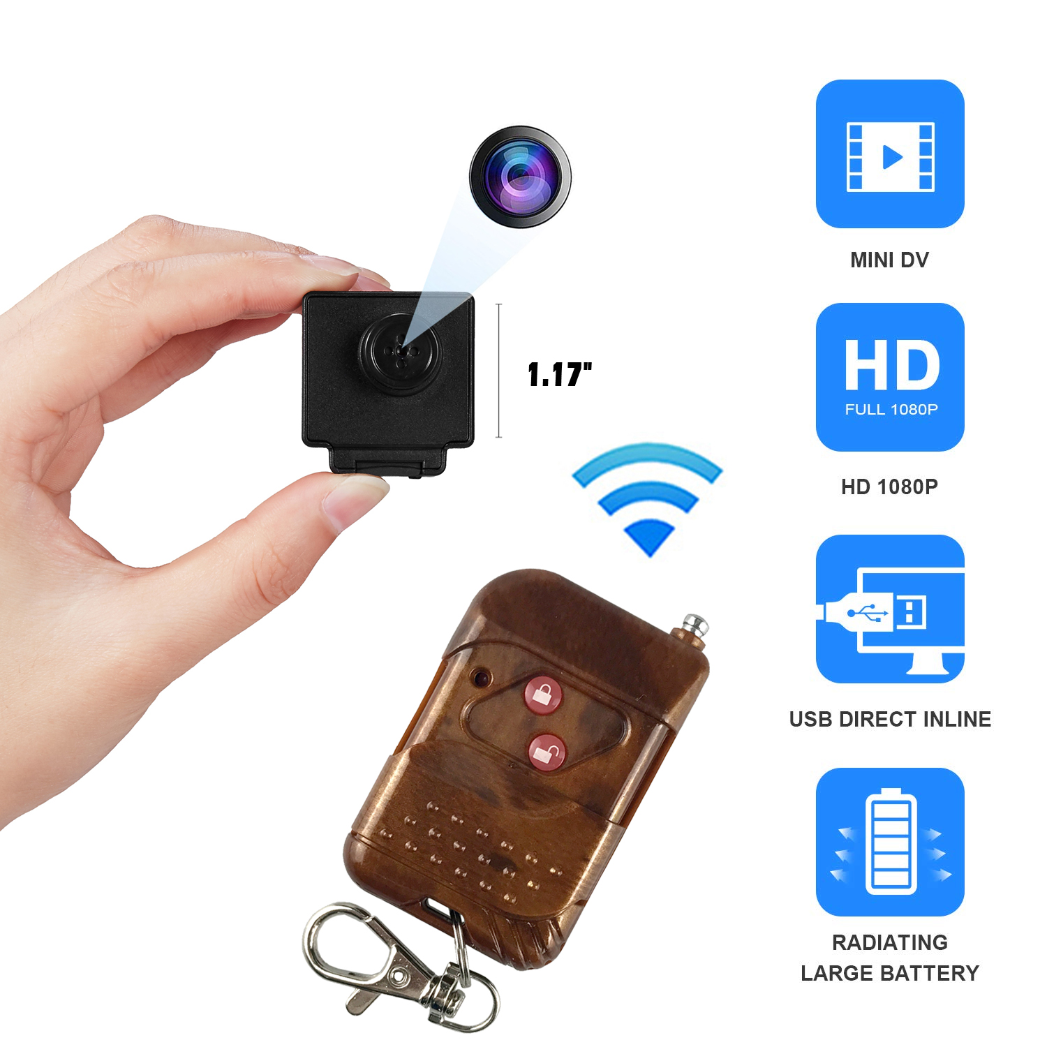 HD Mini DVR Camera 1080P Mini Camera Portable Record Digital Micro DV Recorder Security Camcorder