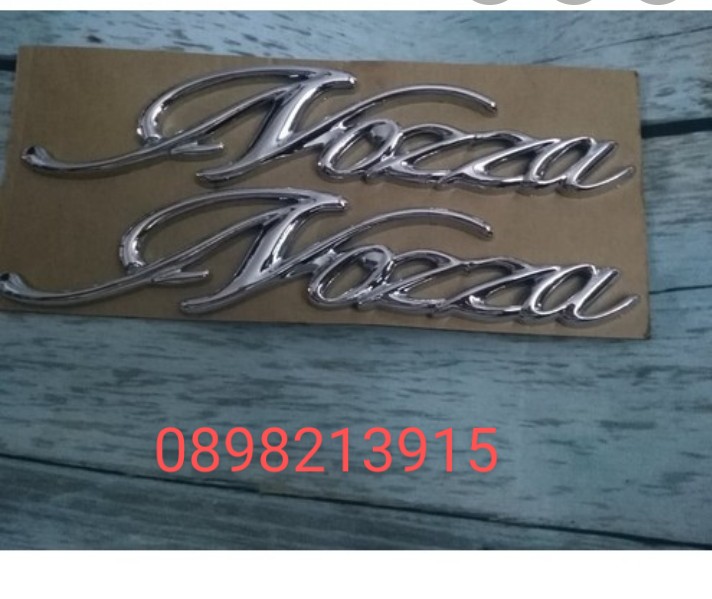 Bộ tem decal chữ nổi Nozza