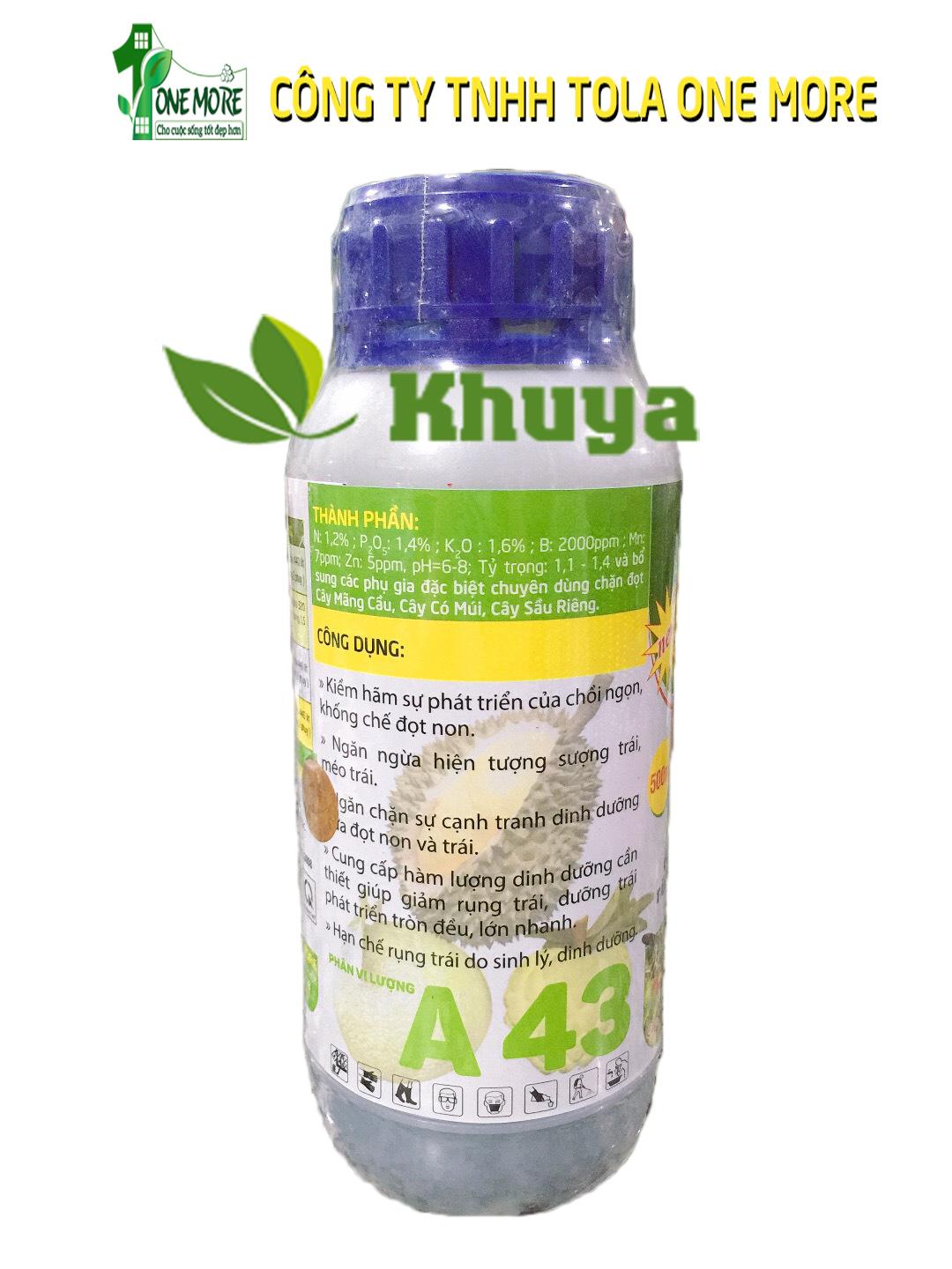 Siêu chặn đọt 500ml Ức chế đọt non Đứng lá Giúp lá mau già