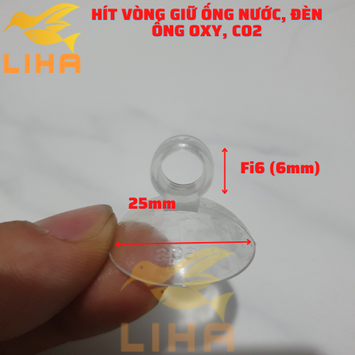 Hít Giữ Đèn, Ống Nước, Oxy, Co2 - Hít Cao Su Giữ Đèn Led Cho Bể Cá