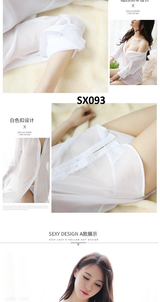 Áo ngủ sexy cao cấp SX093 - kiểu sơ mi