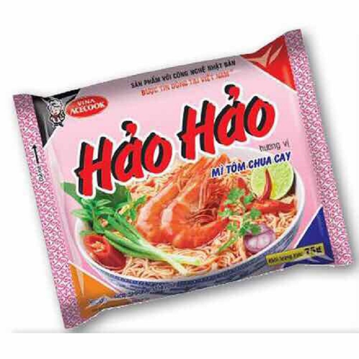 1 Thùng Mì Hảo Hảo Chua Cay 75gr x 30gói