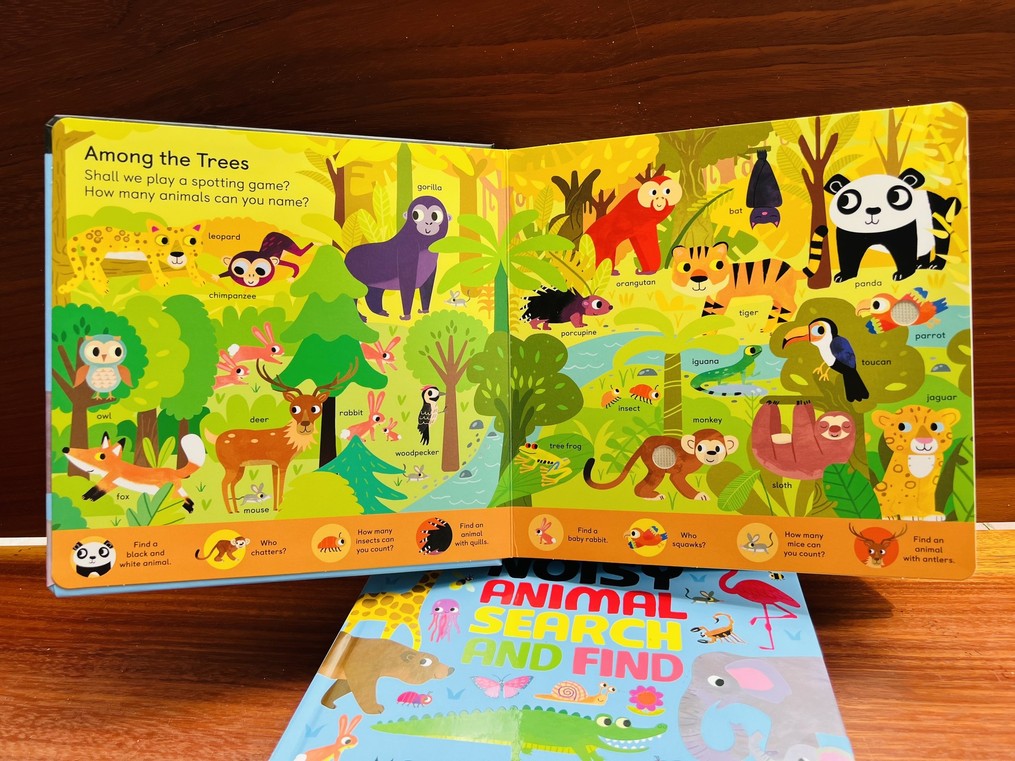 Noisy Animal Search and Find
